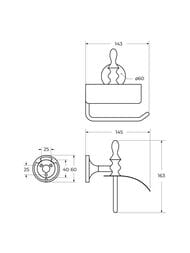 ��������� ��� ��������� ������ ART&MAX Bohemia � �������, ����: ���� AM-E-4283-Cr