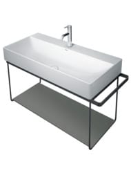 Полка стеклянная для консоли Duravit DuraSquare 770х380 серая 0099678700
