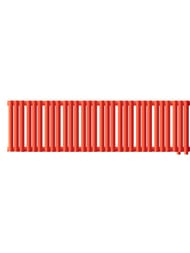 Радиатор стальной Empatiko Takt V R1 однотруб 1192х236х95 30 сек НП.подкл, 972 Вт, Friendly Red