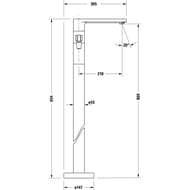 ��������� ��� ����� Duravit D-Neo DE5250000010, �������������, ����
