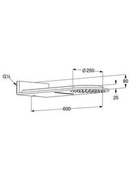 ������� ��� KLUDI A-QA DN15 250��, 2 ������, ��������� ������, �����/���� 6488091-00