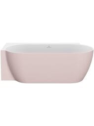 Ванна акриловая RAVAK FREEDOM Corner II TEC L CC91600000 1750x860 пристенная, розовая/слив белый