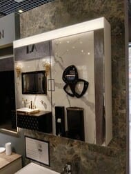 Уценка! Компелкт мебели Duravit D-Neo: зеркальный шкаф, тумба с раковиной, смеситель