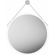 Зеркало KERAMA MARAZZI GEOMETRICA Cono круглое с подсветкой, 700х35х700, белое мат. CO.mi.P.70\WHT