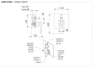 Смеситель для душа Remer Qubika Q09, хром