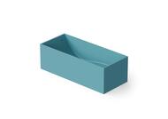 Ванна отдельностоящая Dea Design DD8607 1700 15 (1700х720х550), прямоуг, слив-перел, д/к, бирюзовый