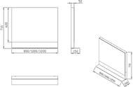 ������� RAVAK Formy (1200�155�720) � ������, ��� X000001048