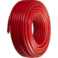Труба Usystems Radi Pipe PN10 16x2,2 в теплоизоляции 6мм, красная, бухта 100м, 1136685