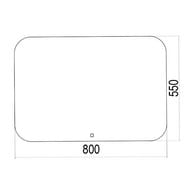 ������� Silver Mirrors �������-4 (800�550) LED-�����.,������,������,����,����. ������� LED-00002551