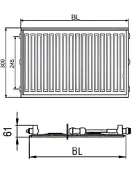 �������� �������� KERMI ��� 10 ��� 300�400�61 �������/������������ ����������� 1/2",179 �� FK0100304