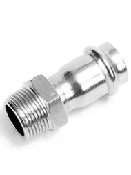 Соединение прямое с ниппелем IBP BPress Inox 15х1/2" PS4243G0150400