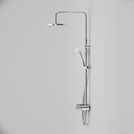 Душевая система AM.PM X-Joy F0785A700  со смесителем-полкой, верхний/ручной душ, хром — изображение 8
