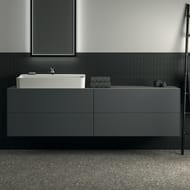 Тумба под раковину Ideal Standard CONCA (1985x505x540) 4 ящика, антрацит матовый лак T3993Y2