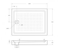������ �� ������ BELBAGNO TRAY-BB-AH-120/90-15-W (1200�900�150) �������������, �����