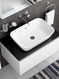 Встраиваемый смеситель для раковины VitrA Minimax Round A43549EXP однорычажный хром латунь