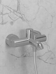 Настенный смеситель для ванны VitrA Minimax Round A43548EXP однорычажный хром латунь