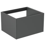 Тумба под раковину Ideal Standard CONCA (600x505x360) 1 ящик, антрацит матовый лак T3982Y2