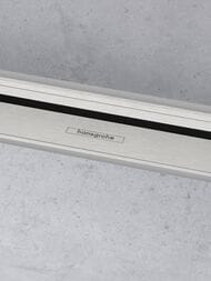 Hansgrohe RainDrain Flex Внешняя часть слива для душа 90см, цвет под сталь 56045800