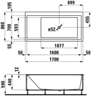 ����� LAUFEN KARTELL 2.2333.1.000.616.1 (1700�860�590) ������������, ������, ������� ������� � ����������