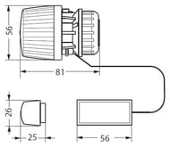 ������������ DANFOSS RA 2992 � ����������. �������� ����., ��������. ������ L=0-2�, ��������� ����