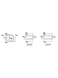 �������� ��������� Kerasan F10 560�440�155 ��� ��������� ��� ���������, ����� 460501