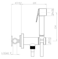 ������������� ��� Bossini Cube Brass �� ����������, ����� 1250��, ������ ������� E38003B.073