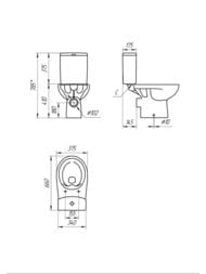������-������� Cersanit NATURE Clean On (660�375�785) ������������, ������ ������� ��������� 65410