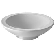 Уценка! Раковина DURAVIT BAGNELLA 400х400х115 без площадки под смесит, хромир. кольцо, 0451400000