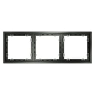 Рамка на 3 поста Voltum S70 VLS100306, титановый