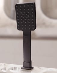 Смеситель на борт ванны ESKO Vela VEL355B однозахватный, на 3 отверстия, черный матовый