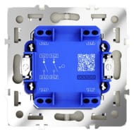 Выключатель двухклавишный Voltum S70 VLS020105, серебро