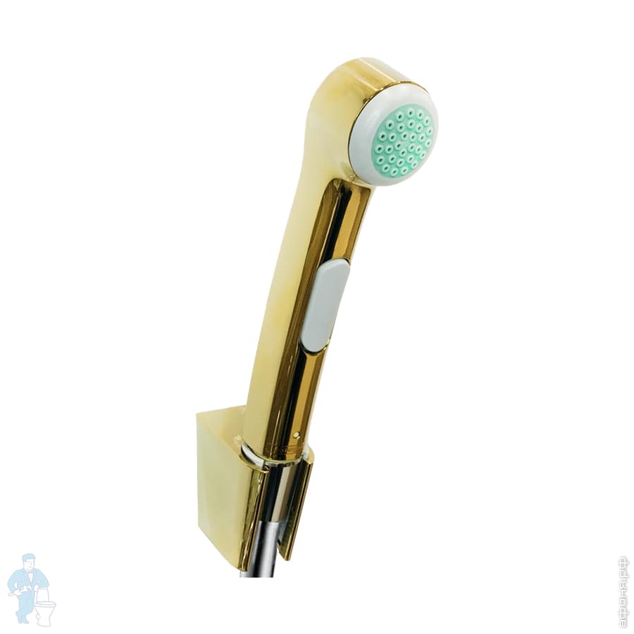 Гигиенический ручной душ Hansgrohe, шланг 1,25м, настенный держатель ...