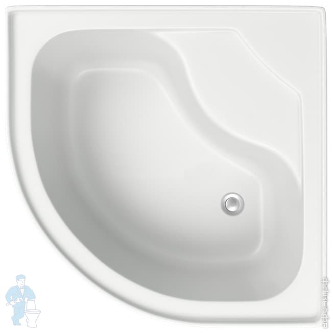 Поддон акриловый GOOD DOOR BAS КОРСА 90х90 (полукруглый) | Афоня.рф