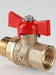 Кран шаровый VALTEC СТАНДАРТ 3/4"ВН бабочка (PN40) VT.123.GN.05 — изображение 4