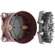 Смеситель для душа AQUAme термост., встр-мый, на 2 потр., хром, AQM8802CR