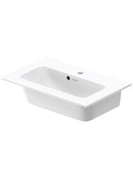 Умывальник DURAVIT ME by Starck 630х400 отверстие под смеситель, перелив, белый матовый 2342633200