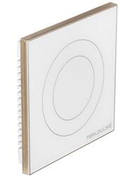 Терморегулятор ТЕПЛОЛЮКС Solus Zen Wi-Fi, программируемый, сенсорный, белый/золото 100000379300