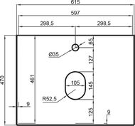 ����� ��� �������� La Fenice TERRA Blu grigio 60 �� (590�450�350) ����� ������� FNC-01-TER-BG-60