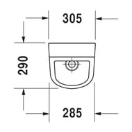 ������� Duravit No.1 305�290��, � ����������, ����� 2819300000