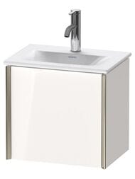 Тумба подвесная Duravit XViu 430х397х310 петли слева, белый глянец/шампань XV4030LB122 — миниатюра 1
