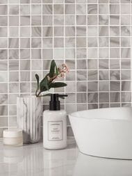 Мозаика Vidrepur Nature Pearl River  5700 MT38х38 (317х317) на сетке, серая (кв.м.) — изображение 2