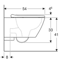 ������ ��������� Geberit Smyle Square (350�540�330) ������������, � ��������-��������� 500.683.01.1