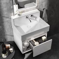 Тумба под раковину KERAMA MARAZZI TECNOLOGICA Tecnologica M подвесная с ящиками, 615х460х415, белый LO.M.65\WHT