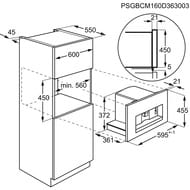 ���������� ������������ AEG KKK884500M (455x595x361) ����������� �����