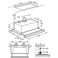 ������� �������� AEG DPB2621S (179x598x284) ���������������, �����������