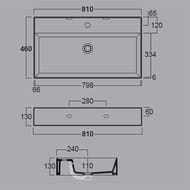 �������� ��������� Simas AGILE (810�460) � ���������� ��� ���������, ����� AG 81 bia