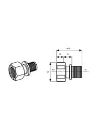 ����������� TECEflex ������ 40�1 1/2"�, ������  765010