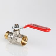 Кран шаровый 2"ВH VALTEC BASE красная ручкa VT.215.N.09