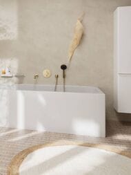 Излив на ванну Hansgrohe Tecturis S 198 мм 73411140 шлифованная бронза