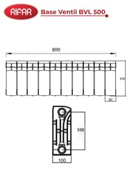 �������� ��������������� Rifar Base Ventil BVL 500 ������ ����� �����������, 10 ������, 1970 ��